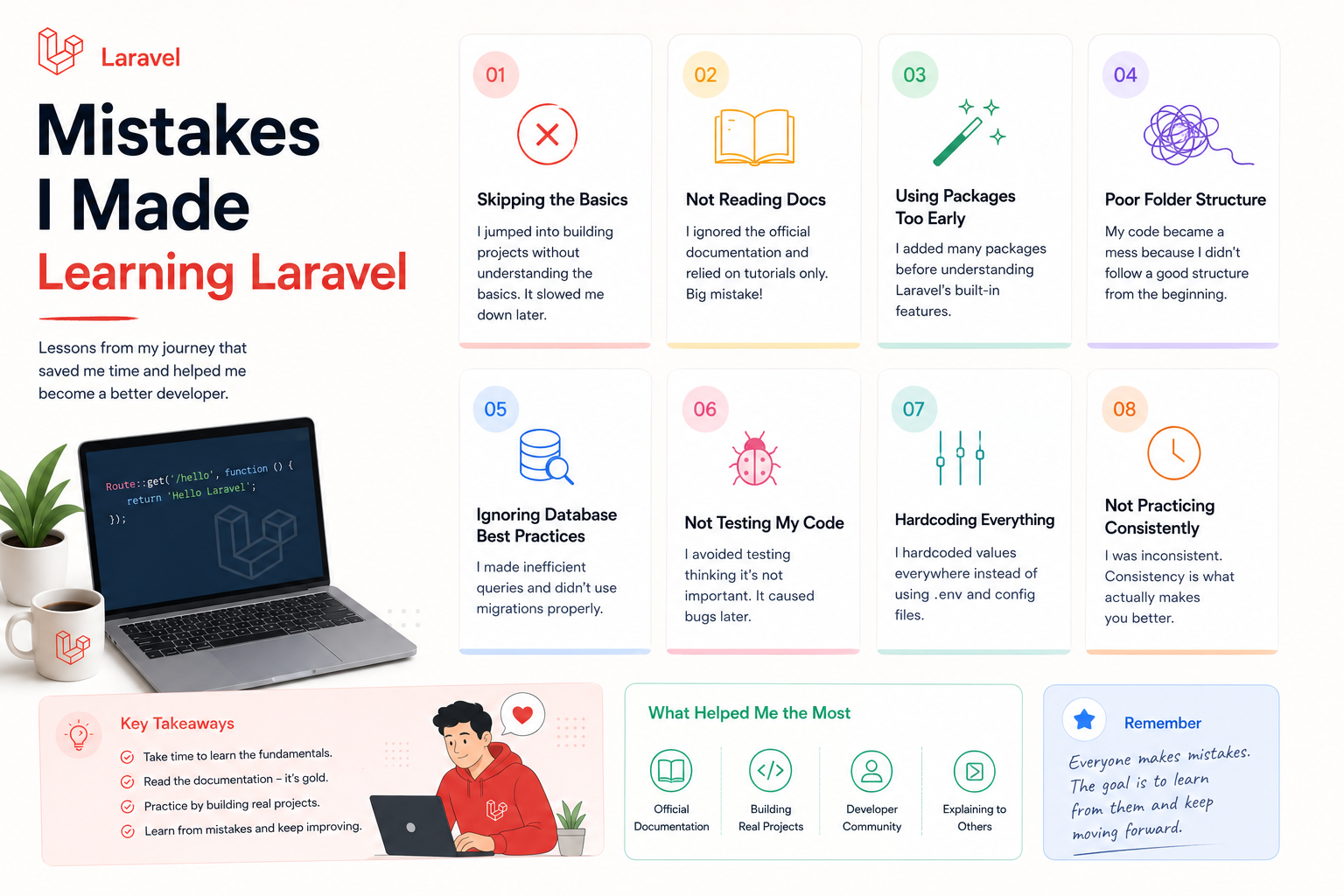 Learning from Laravel coding mistakes
