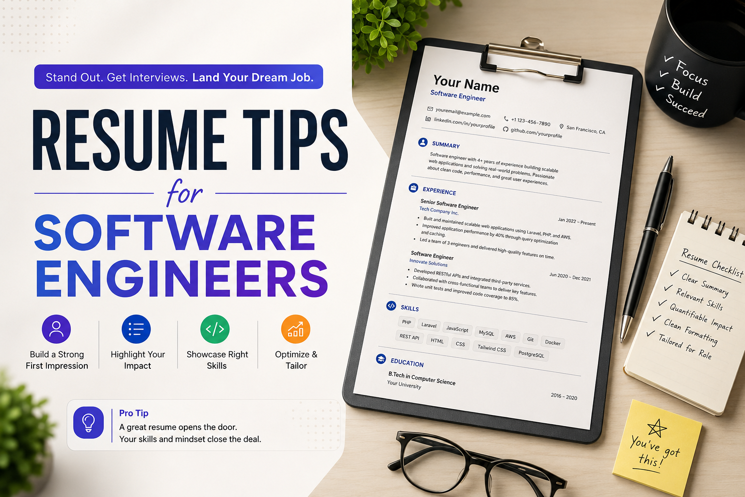 Software engineer resume tips and interview preparation